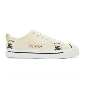 Burberry Off-White Kingly Sneaker Shoes Size 8 Women’s